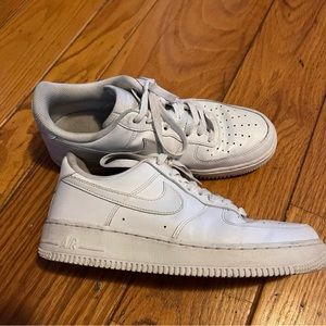 Women’s Nike white Air Force 1s